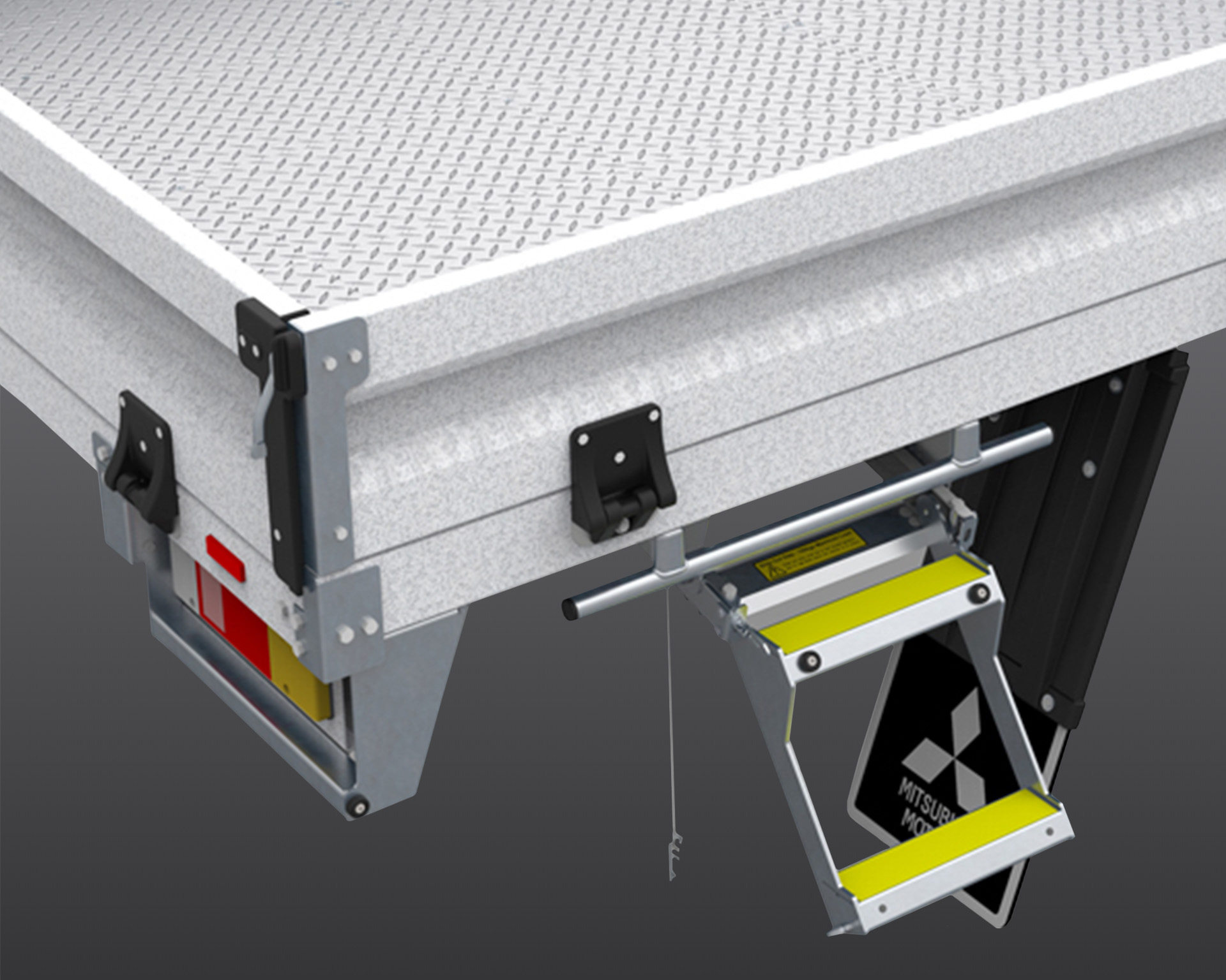Slide-out Step Ladder, Steel (TripleM)