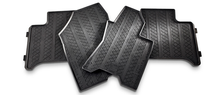 Rubber Floor Mats (Rear)