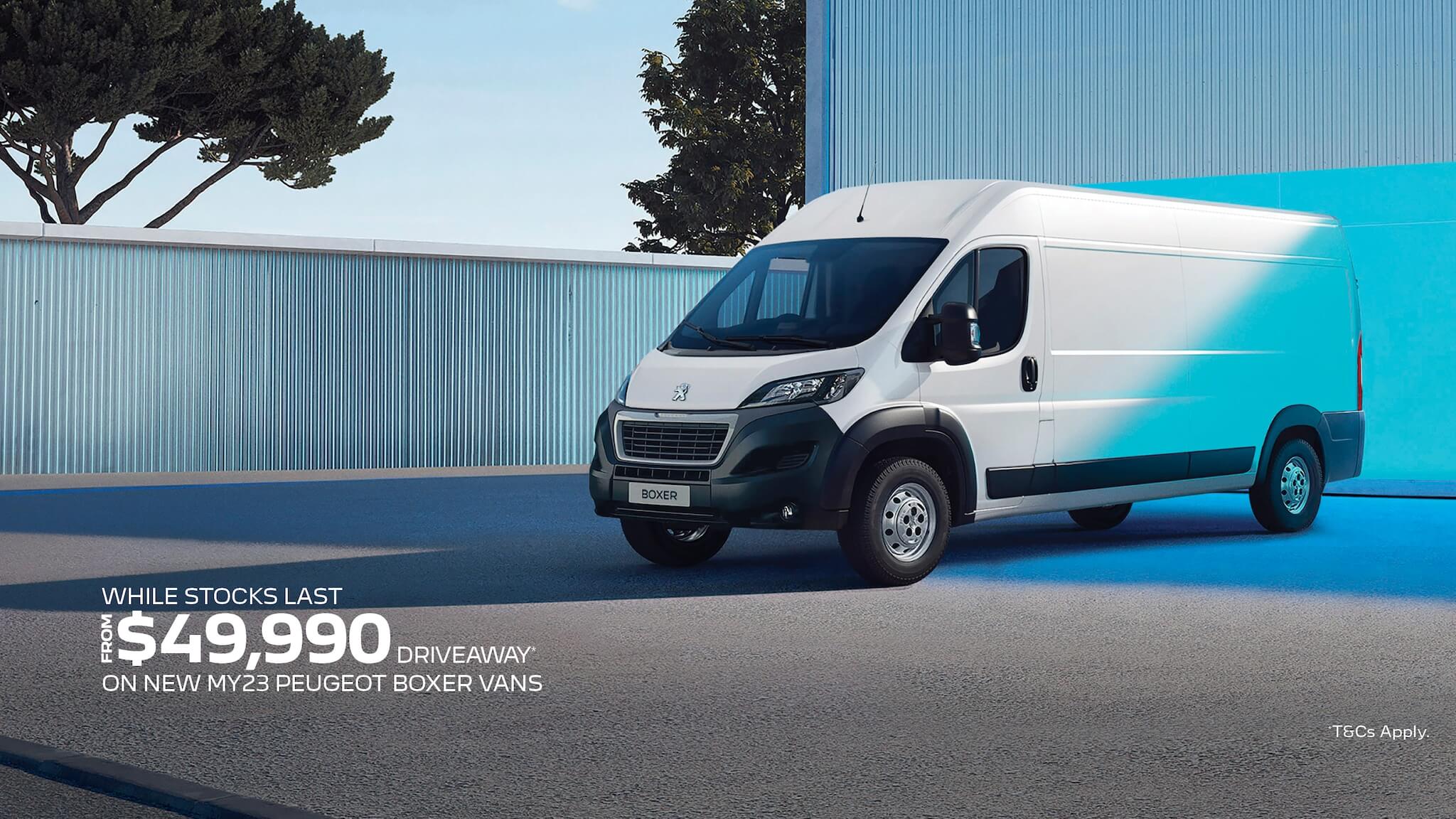 PEUGEOT BOXER DRIVEAWAY OFFER