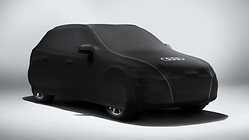 Car cover (indoor), with Audi rings
