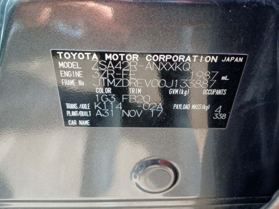 2017 Toyota RAV4 ZSA42R GX SUV Image 18