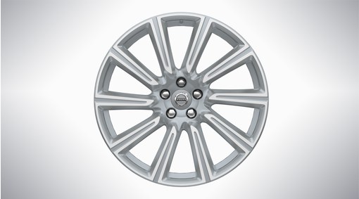 20" 10-Spoke Silver Diamond Cut - 173