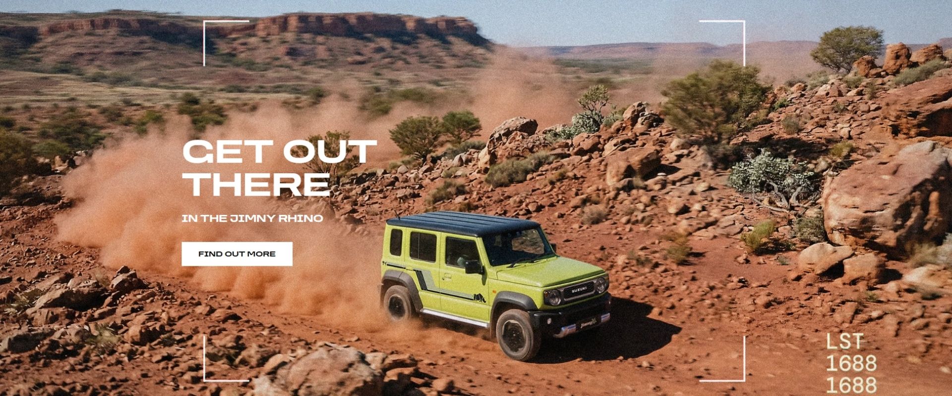 Get out there - In the Jimny Rhino