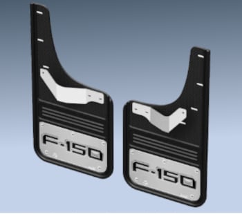 Mudflaps F-150 Branded - Rear