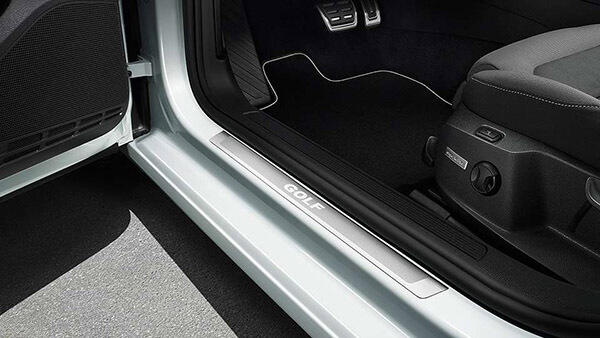 Door sill protection plate