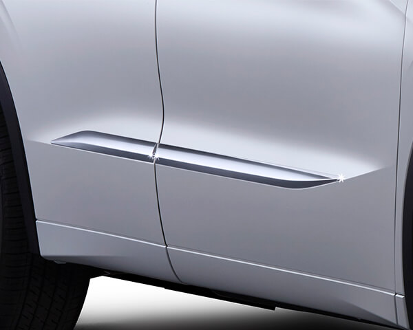 Side protection garnish, Chrome