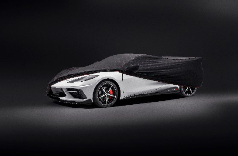 Premium Outdoor Car Cover - Grey w/Stingray Logo