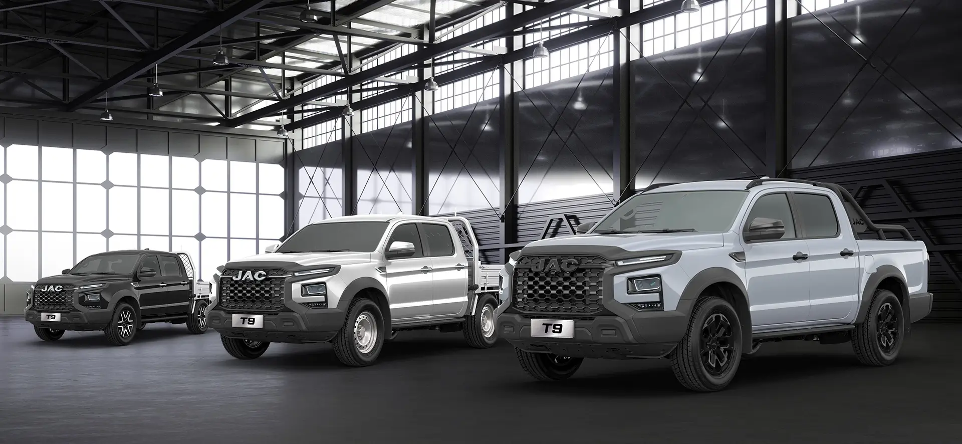 JAC expands T9 Ute range with Tradepro Cab Chassis, Oasis Cab Chassis, plus Osprey & Osprey X.