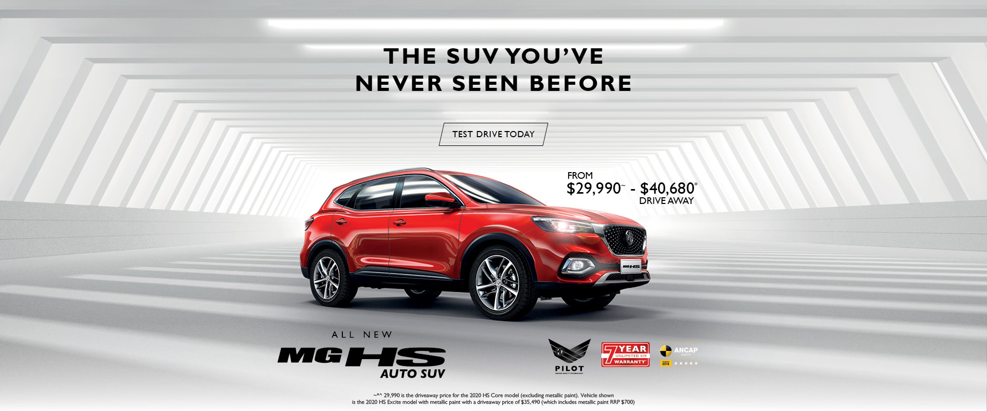 MG HS BEST VALUE TEST DRIVE OFFER - MG PARRAMATTA
