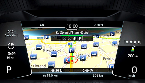 Octavia Virtual cockpit