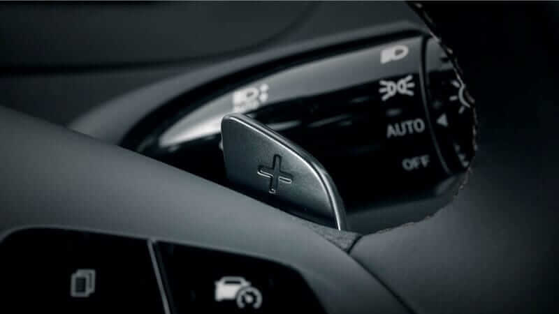 Paddle shifters.