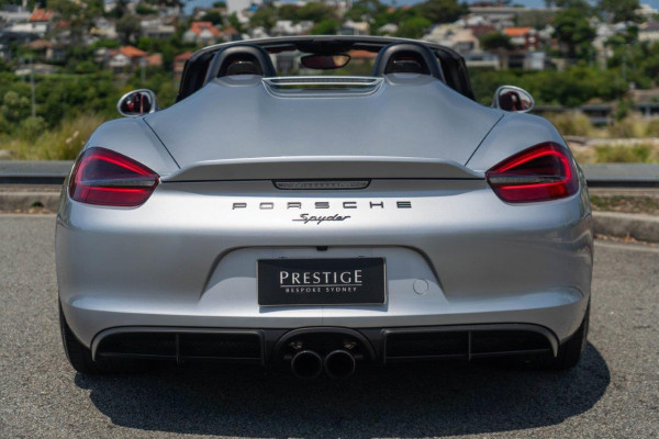 2016 Porsche Boxster Spyder Convertible Image 7