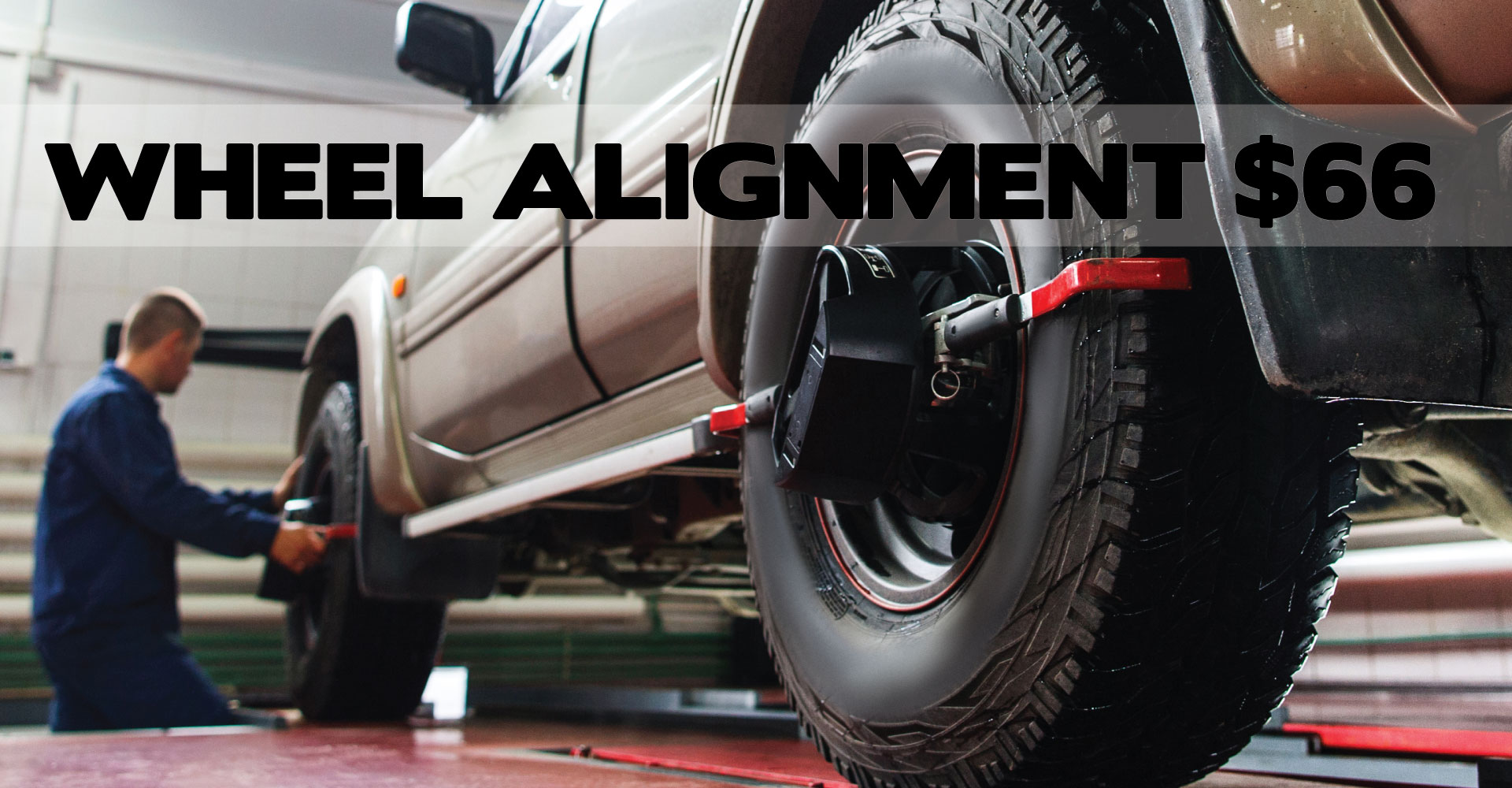 CHRISTMAS OFFER - WHEEL ALIGNMENT JUST $66