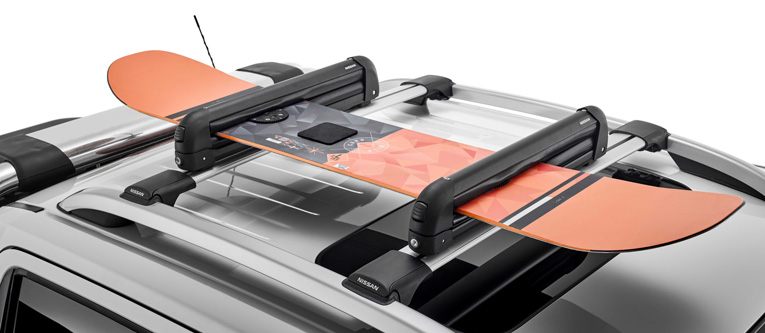 Roof Bar Accessories: Ski/Snowboard Carrier