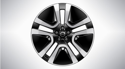 19" 5-Double Spoke Black Diamond Cut - 1077