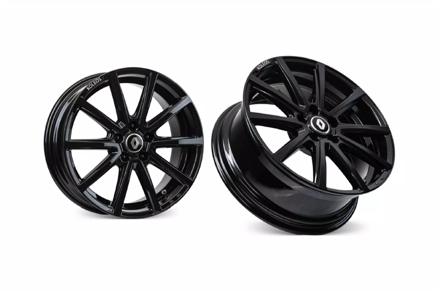 18" alloy wheels - Black x4, including tyre pressure valve