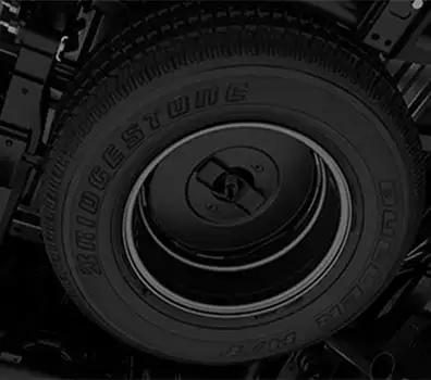 Wheels - Spare Wheel Winch Cable Protector
