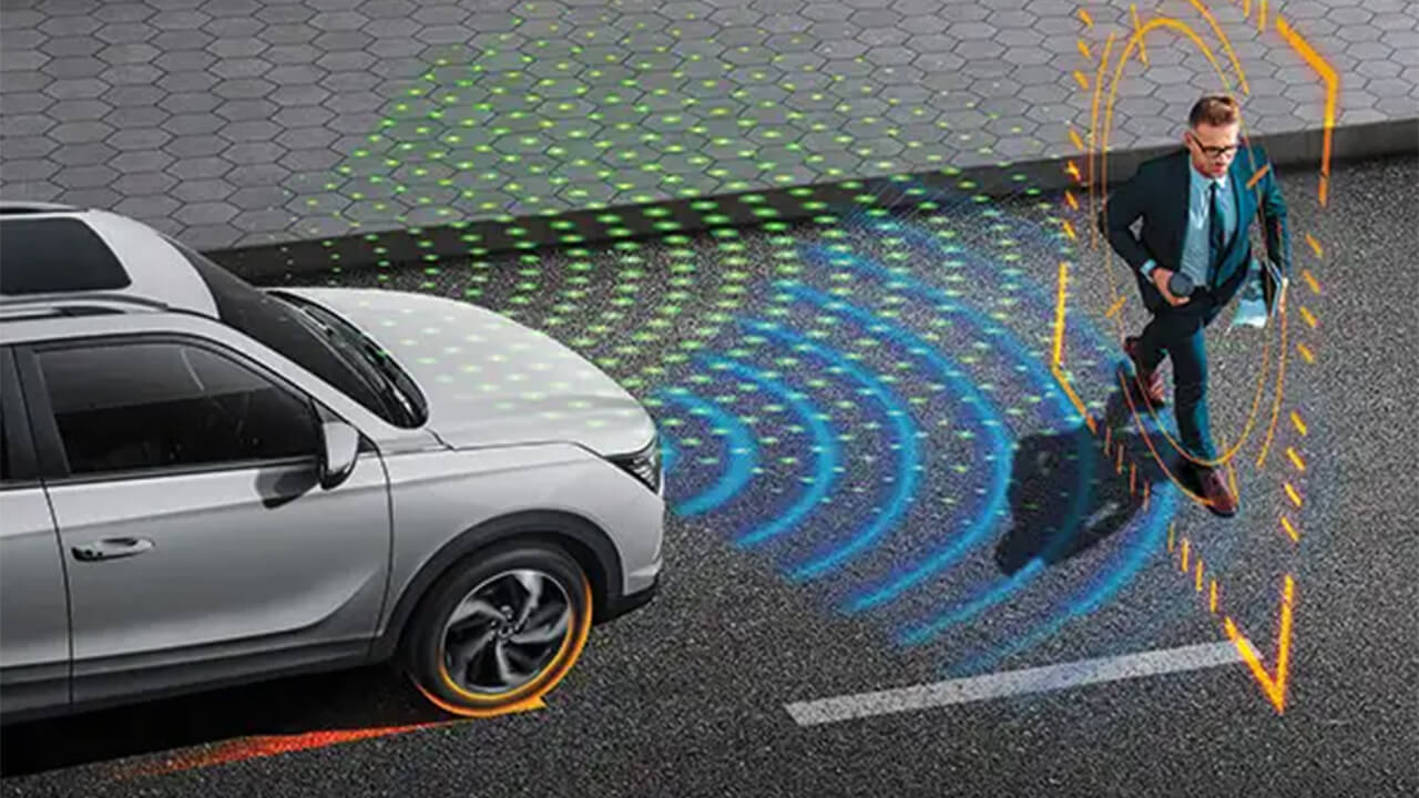AEB with Forward Collision Warning (FCW) Image
