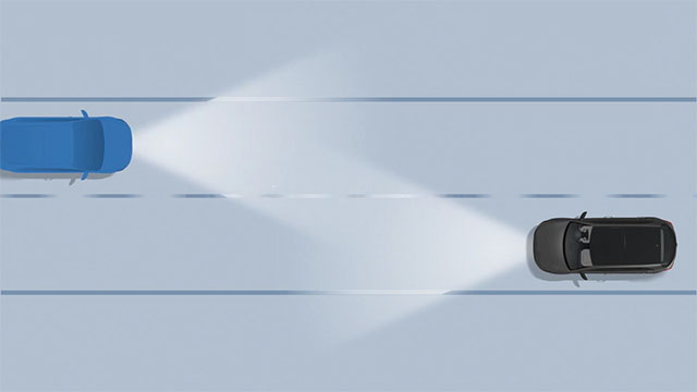 High Beam Assist (HBA). Image