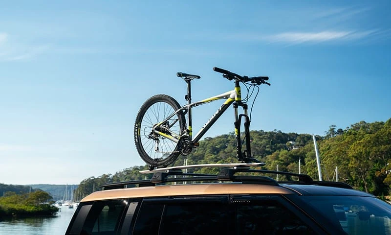 Bike carrier wheel off