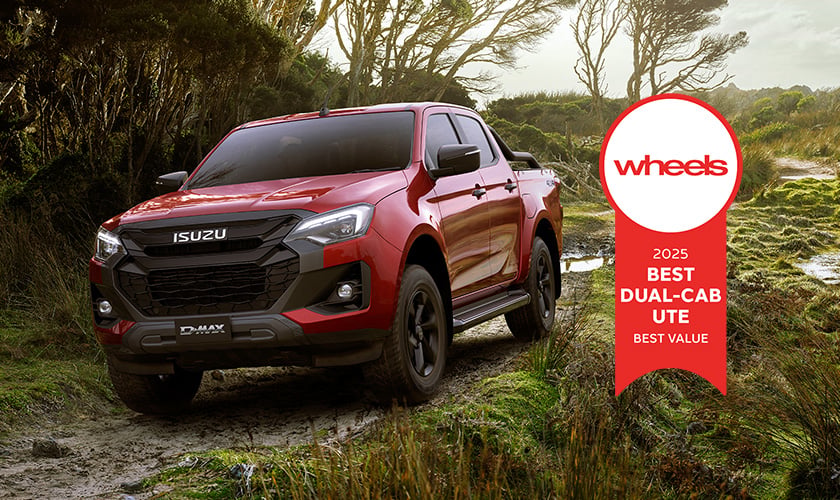 D-MAX X-RIDER WINS WHEELS BEST VALUE DUAL-CAB UTE FOR 2025 Image