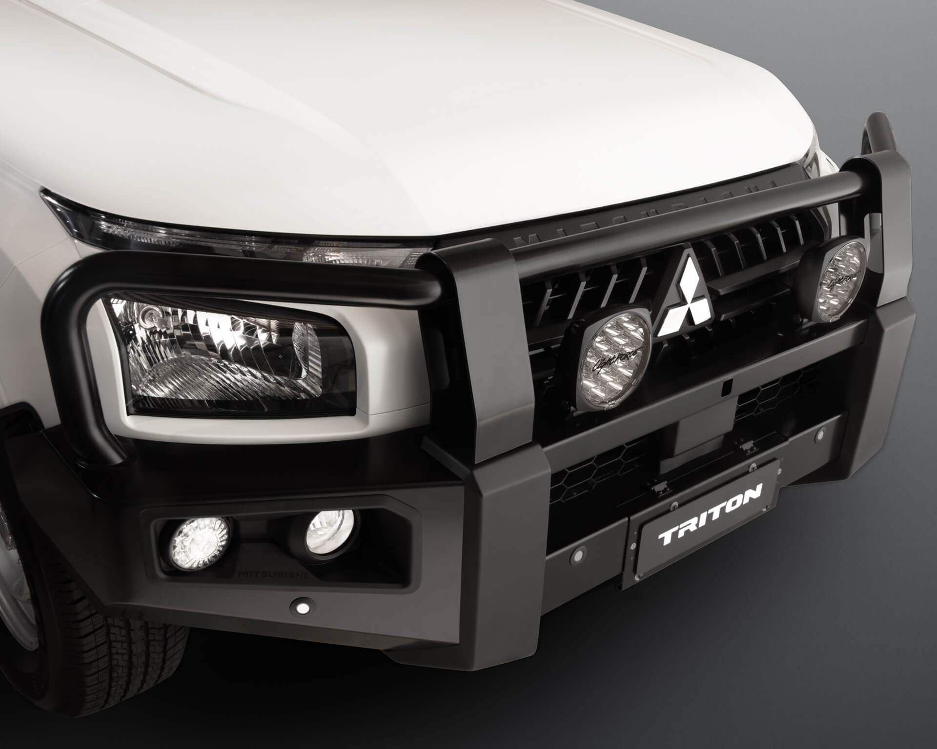 Front Protection Bar - Steel suits models with LED Headlamps