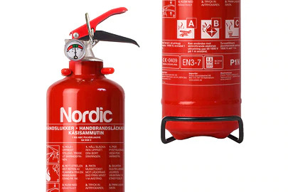 Fire extinguisher holder Image