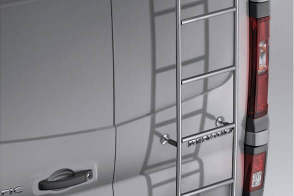 Galvanized steel ladder - barn doors