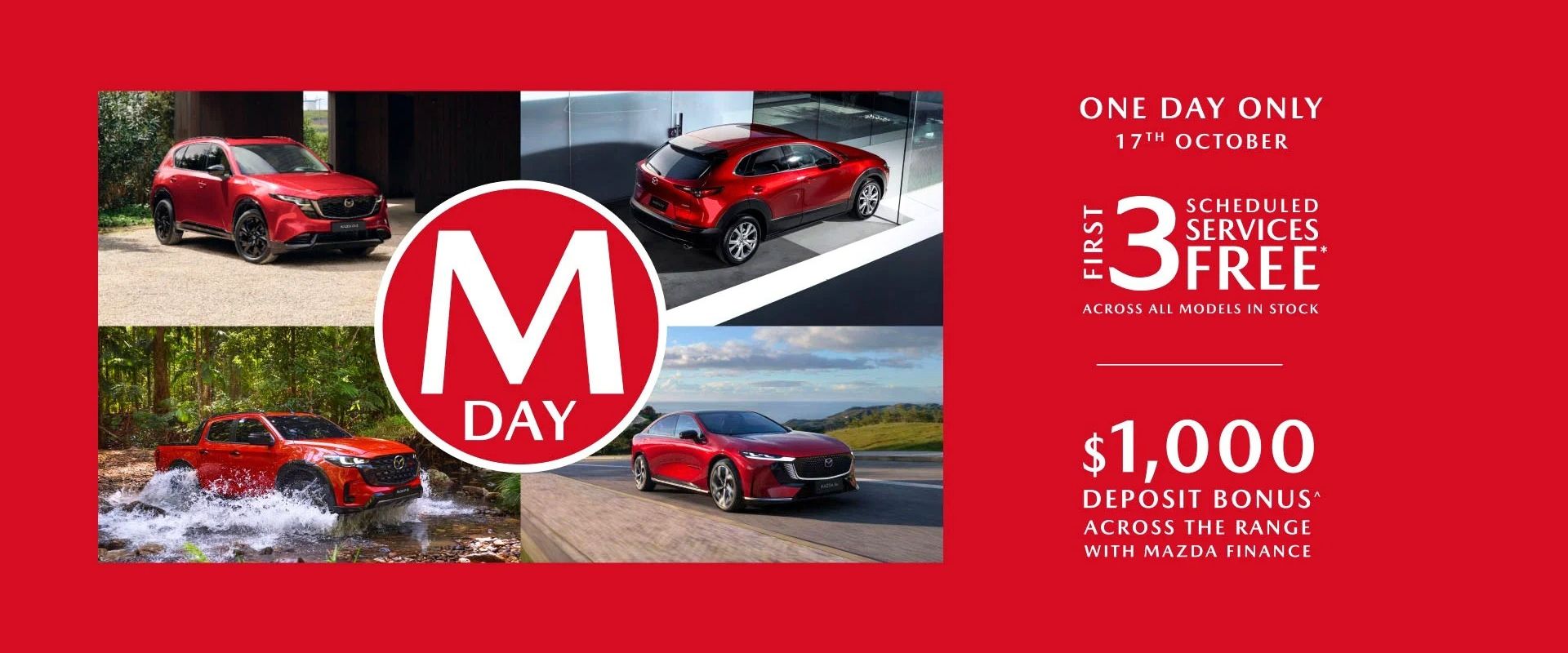 M-Day Offer. For One Day Only