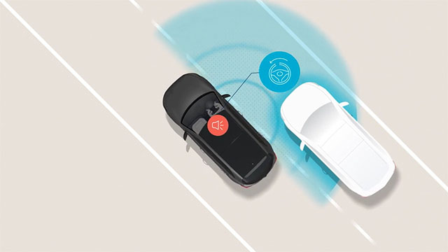 Blind-Spot Collision-Avoidance Assist (BCA). Image