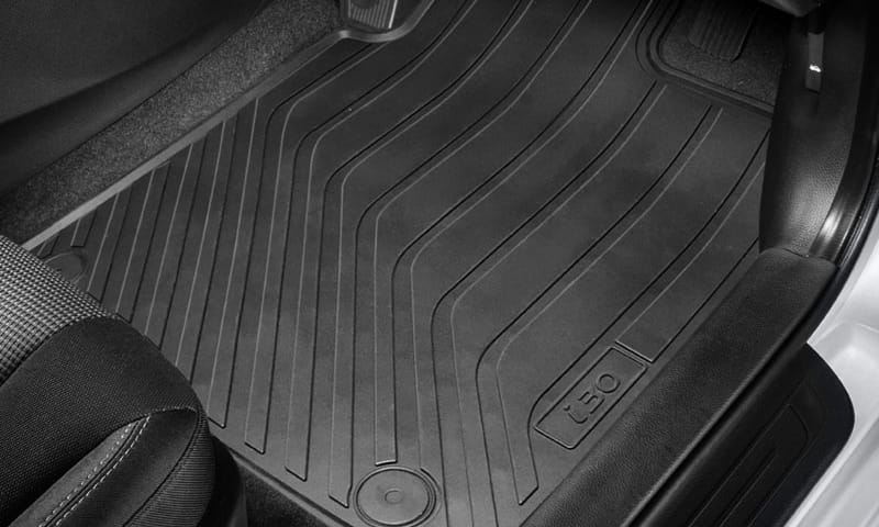 Tailored Rubber floor mats (set of 4) - Black 