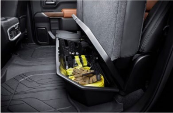 Rear Under seat Lockable Storage Organiser