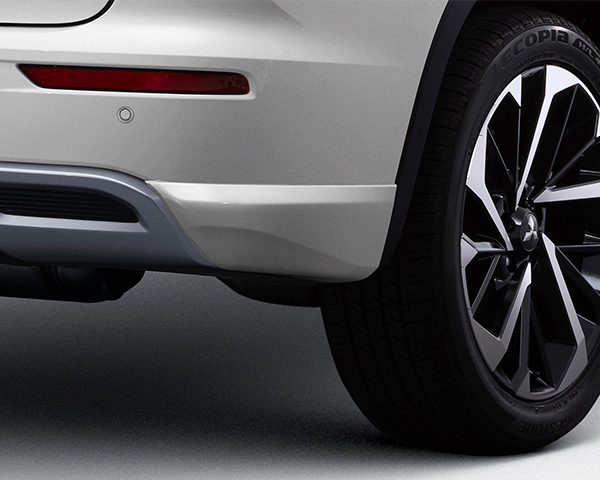 Rear corner garnish, White Solid (W37)
