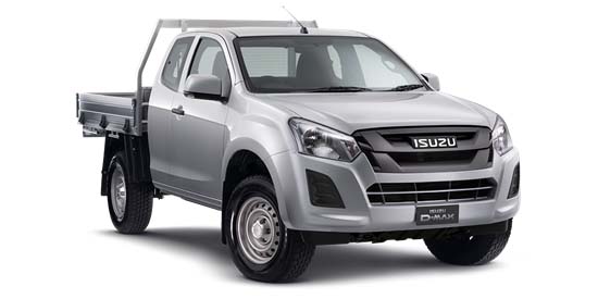 2018 Isuzu UTE D-MAX -- 4x4 SX Space Cab Chassis Space cab