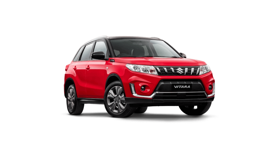 Bright Red with Cosmic Black Roof