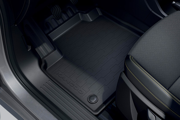 Rubber floor mats - front seats