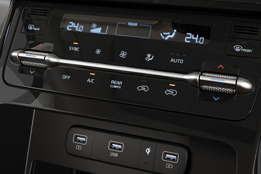 Dual-zone front climate control