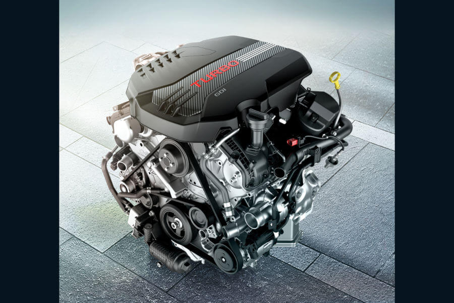 3.3L Twin Turbo V6 Lambda II engine