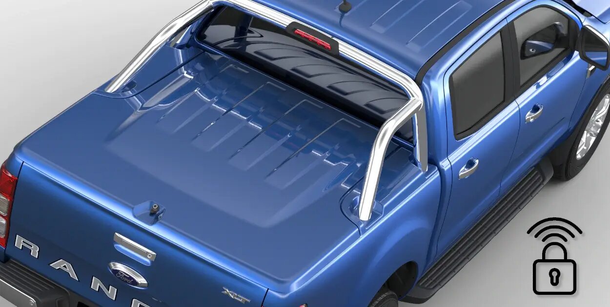 Tonneau Cover - Hard 3 Piece with Remote Locking
