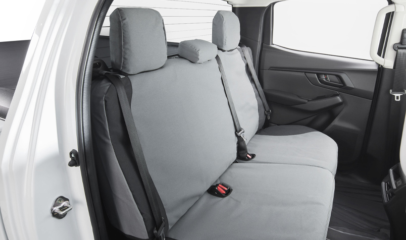 Heavy Duty Canvas Seat Covers Rear