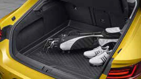 Luggage compartment tray