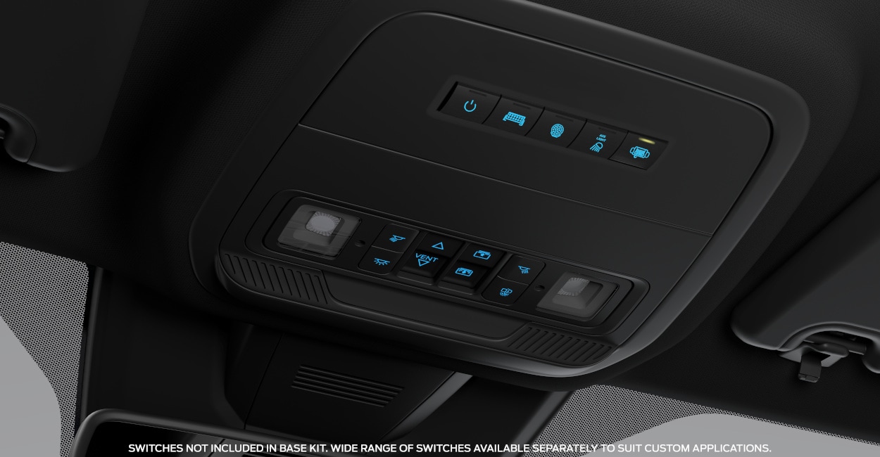 Switch Bank - Base Kit - Everest - Black Bezel