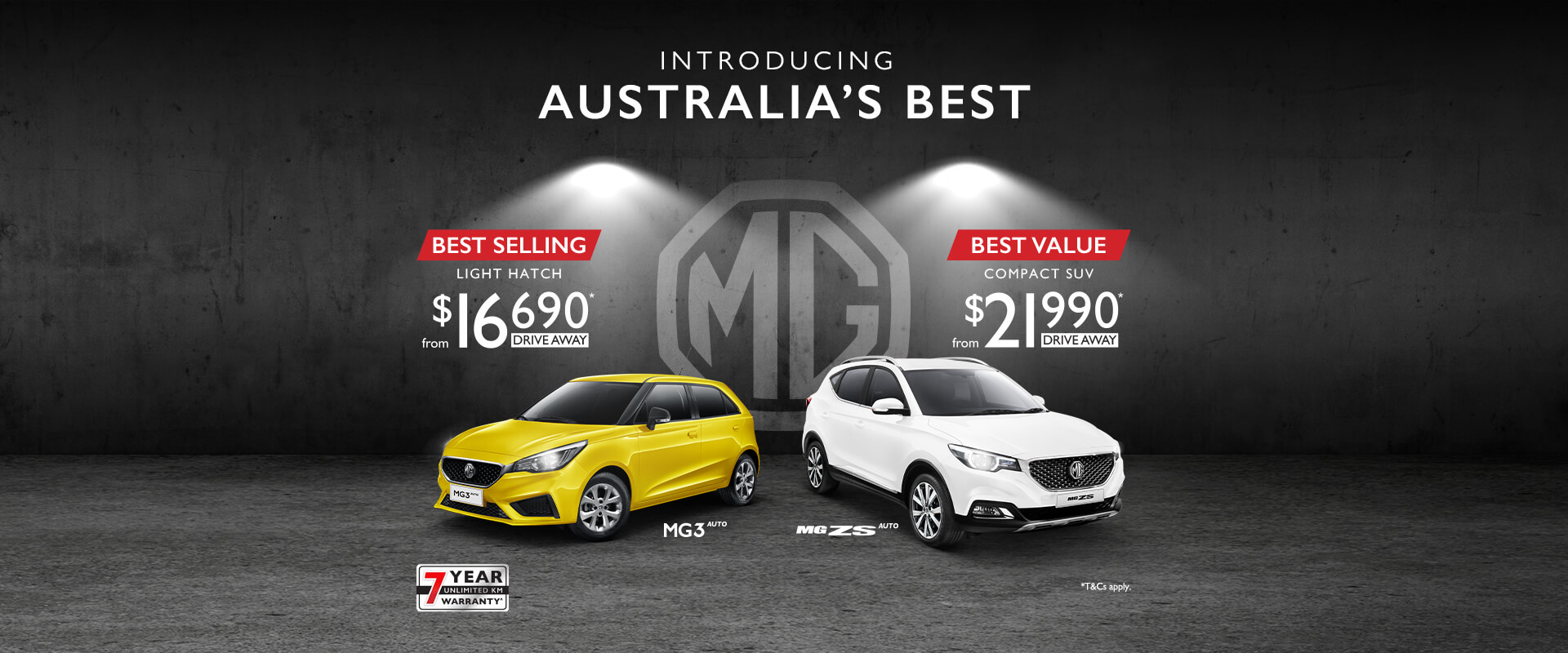 Value, Style and Personality... Introducing Australia's Best at MG!
