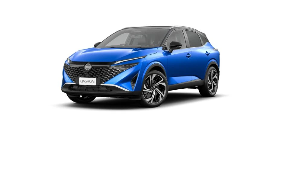Two-Tone Magnetic Blue and Black Onyx Roof