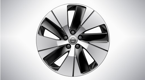 18" 5-Spoke Black Diamond Cut - 1076