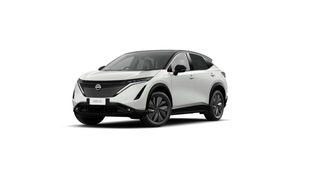 Two-tone White Pearl with Black Roof