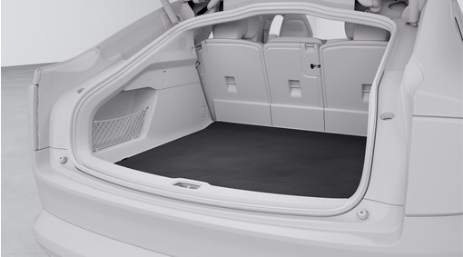 Reversible luggage compartment mat