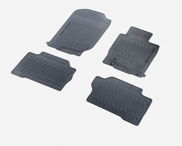Rubber mat set - front and rear