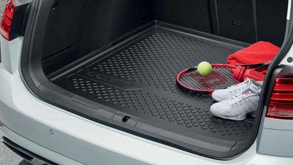 Luggage compartment tray