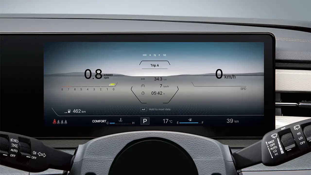 12.3-inch digital instrument cluster Image